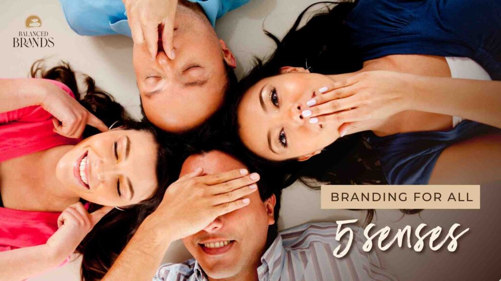Branding five senses header