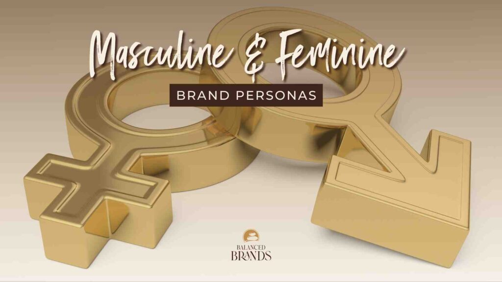 Masculine Feminine branding header